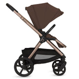 Carucior 3 in 1, Lionelo, Carmine, Cu scoica ADAC, Landou anti-reflux, Salteluta ventilata, Reglare spatar in 3 pozitii, Suport de picioare in 3 pozitii, Maner reglabil in 5 pozitii, Sustine 22 kg, Cu accesorii, 0 luni+, Ciocolatiu