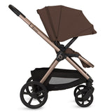 Carucior 3 in 1, Lionelo, Carmine, Cu scoica ADAC, Landou anti-reflux, Salteluta ventilata, Reglare spatar in 3 pozitii, Suport de picioare in 3 pozitii, Maner reglabil in 5 pozitii, Sustine 22 kg, Cu accesorii, 0 luni+, Ciocolatiu