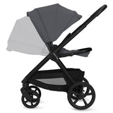 Carucior 3 in 1, Lionelo, Carmine, Cu scoica ADAC, Landou anti-reflux, Salteluta ventilata, Reglare spatar in 3 pozitii, Suport de picioare in 3 pozitii, Maner reglabil in 5 pozitii, Sustine 22 kg, Cu accesorii, 0 luni+, Gri