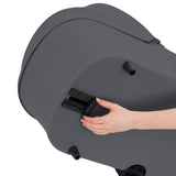 Carucior 3 in 1, Lionelo, Carmine, Cu scoica ADAC, Landou anti-reflux, Salteluta ventilata, Reglare spatar in 3 pozitii, Suport de picioare in 3 pozitii, Maner reglabil in 5 pozitii, Sustine 22 kg, Cu accesorii, 0 luni+, Gri
