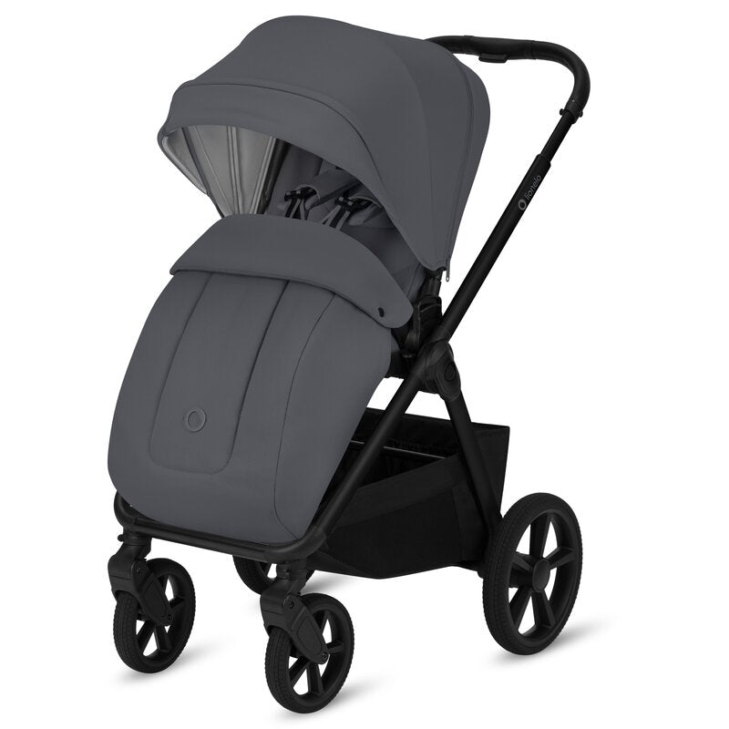 Carucior 3 in 1, Lionelo, Carmine, Cu scoica ADAC, Landou anti-reflux, Salteluta ventilata, Reglare spatar in 3 pozitii, Suport de picioare in 3 pozitii, Maner reglabil in 5 pozitii, Sustine 22 kg, Cu accesorii, 0 luni+, Gri