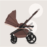 Carucior 3 in 1, Lionelo, Freya, Cu scoica ADAC, Landou si salteluta ventilate, Pliabil, Reglare spatar in 3 pozitii, Suport de picioare in 4 pozitii, Maner reglabil in 3 pozitii, Sustine 22 kg, Cu accesorii, 0 luni+, Maro