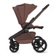 Carucior 3 in 1, Lionelo, Freya, Cu scoica ADAC, Landou si salteluta ventilate, Pliabil, Reglare spatar in 3 pozitii, Suport de picioare in 4 pozitii, Maner reglabil in 3 pozitii, Sustine 22 kg, Cu accesorii, 0 luni+, Maro