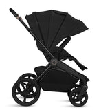 Carucior 3 in 1, Lionelo, Freya, Cu scoica ADAC, Landou si salteluta ventilate, Pliabil, Reglare spatar in 3 pozitii, Suport de picioare in 4 pozitii, Maner reglabil in 3 pozitii, Sustine 22 kg, Cu accesorii, 0 luni+, Negru