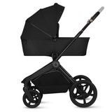 Carucior 3 in 1, Lionelo, Freya, Cu scoica ADAC, Landou si salteluta ventilate, Pliabil, Reglare spatar in 3 pozitii, Suport de picioare in 4 pozitii, Maner reglabil in 3 pozitii, Sustine 22 kg, Cu accesorii, 0 luni+, Negru
