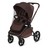Carucior 3 in 1, Lionelo, Freya, Cu scoica ADAC, Landou si salteluta ventilate, Pliabil, Reglare spatar in 3 pozitii, Suport de picioare in 4 pozitii, Maner reglabil in 3 pozitii, Sustine 22 kg, Cu accesorii, 0 luni+, Maro