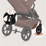 Carucior 3 in 1, Lionelo, Freya, Cu scoica ADAC, Landou si salteluta ventilate, Pliabil, Reglare spatar in 3 pozitii, Suport de picioare in 4 pozitii, Maner reglabil in 3 pozitii, Sustine 22 kg, Cu accesorii, 0 luni+, Maro