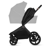Carucior 3 in 1, Lionelo, Freya, Cu scoica ADAC, Landou si salteluta ventilate, Pliabil, Reglare spatar in 3 pozitii, Suport de picioare in 4 pozitii, Maner reglabil in 3 pozitii, Sustine 22 kg, Cu accesorii, 0 luni+, Negru