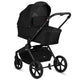 Carucior 3 in 1, Lionelo, Freya, Cu scoica ADAC, Landou si salteluta ventilate, Pliabil, Reglare spatar in 3 pozitii, Suport de picioare in 4 pozitii, Maner reglabil in 3 pozitii, Sustine 22 kg, Cu accesorii, 0 luni+, Negru