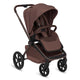 Carucior 3 in 1, Lionelo, Freya, Cu scoica ADAC, Landou si salteluta ventilate, Pliabil, Reglare spatar in 3 pozitii, Suport de picioare in 4 pozitii, Maner reglabil in 3 pozitii, Sustine 22 kg, Cu accesorii, 0 luni+, Maro