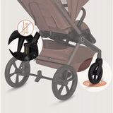 Carucior 3 in 1, Lionelo, Freya, Cu scoica ADAC, Landou si salteluta ventilate, Pliabil, Reglare spatar in 3 pozitii, Suport de picioare in 4 pozitii, Maner reglabil in 3 pozitii, Sustine 22 kg, Cu accesorii, 0 luni+, Maro