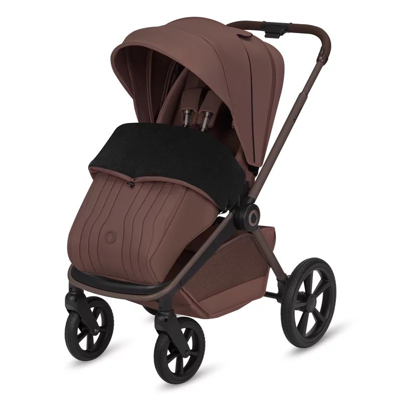 Carucior 3 in 1, Lionelo, Freya, Cu scoica ADAC, Landou si salteluta ventilate, Pliabil, Reglare spatar in 3 pozitii, Suport de picioare in 4 pozitii, Maner reglabil in 3 pozitii, Sustine 22 kg, Cu accesorii, 0 luni+, Maro
