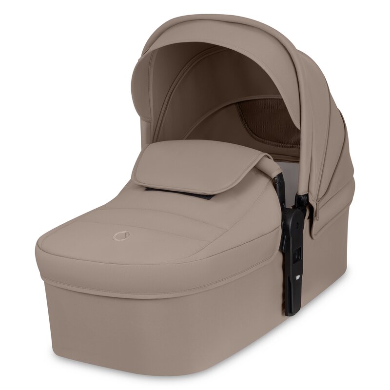 Carucior 3 in 1, Lionelo, Greet, Pana la 15 kg, Cadru aluminiu, Cu landou si salteluta moale, Cu scoica auto, Reversibil, Cu accesorii, Maner, suport pentru picioare, spatar reglabile, Bej