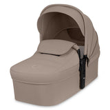 Carucior 3 in 1, Lionelo, Greet, Pana la 15 kg, Cadru aluminiu, Cu landou si salteluta moale, Cu scoica auto, Reversibil, Cu accesorii, Maner, suport pentru picioare, spatar reglabile, Bej