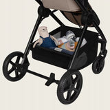 Carucior 3 in 1, Lionelo, Greet, Pana la 15 kg, Cadru aluminiu, Cu landou si salteluta moale, Cu scoica auto, Reversibil, Cu accesorii, Maner, suport pentru picioare, spatar reglabile, Bej