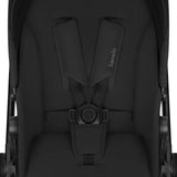 Carucior 3 in 1, Lionelo, Greet, Pana la 15 kg, Cadru aluminiu, Cu landou si salteluta moale, Cu scoica auto, Reversibil, Cu accesorii, Maner, suport pentru picioare, spatar reglabile, Negru