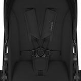 Carucior 3 in 1, Lionelo, Greet, Pana la 15 kg, Cadru aluminiu, Cu landou si salteluta moale, Cu scoica auto, Reversibil, Cu accesorii, Maner, suport pentru picioare, spatar reglabile, Negru