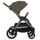 Carucior 3 in 1, Lionelo, Layla, Pana la 22 kg, Cadru aluminiu, Cu landou intarit si salteluta din spuma AirDots, Cu scoica auto testata ADAC, Reversibil, Cu ventilatie 3D, Cu accesorii, EN1888-1, EN1888-2, EN1466, Bej Taupe