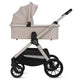 Carucior 3 in 1, Lionelo, Layla, Pana la 22 kg, Cadru aluminiu, Cu landou intarit si salteluta din spuma AirDots, Cu scoica auto testata ADAC, Reversibil, Cu ventilatie 3D, Cu accesorii, EN1888-1, EN1888-2, EN1466, Bej