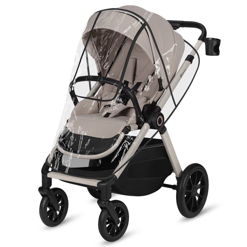 Carucior 3 in 1, Lionelo, Layla, Pana la 22 kg, Cadru aluminiu, Cu landou intarit si salteluta din spuma AirDots, Cu scoica auto testata ADAC, Reversibil, Cu ventilatie 3D, Cu accesorii, EN1888-1, EN1888-2, EN1466, Bej