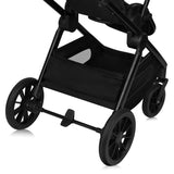 Carucior 3 in 1, Lionelo, Layla, Pana la 22 kg, Cadru aluminiu, Cu landou intarit si salteluta din spuma AirDots, Cu scoica auto testata ADAC, Reversibil, Cu ventilatie 3D, Cu accesorii, EN1888-1, EN1888-2, EN1466, Negru