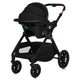 Carucior 3 in 1, Lionelo, Layla, Pana la 22 kg, Cadru aluminiu, Cu landou intarit si salteluta din spuma AirDots, Cu scoica auto testata ADAC, Reversibil, Cu ventilatie 3D, Cu accesorii, EN1888-1, EN1888-2, EN1466, Verde