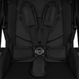 Carucior 3 in 1, Lionelo, Layla, Pana la 22 kg, Cadru aluminiu, Cu landou intarit si salteluta din spuma AirDots, Cu scoica auto testata ADAC, Reversibil, Cu ventilatie 3D, Cu accesorii, EN1888-1, EN1888-2, EN1466, Negru