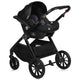 Carucior 3 in 1, Lionelo, Layla, Pana la 22 kg, Cadru aluminiu, Cu landou intarit si salteluta din spuma AirDots, Cu scoica auto testata ADAC, Reversibil, Cu ventilatie 3D, Cu accesorii, EN1888-1, EN1888-2, EN1466, Verde