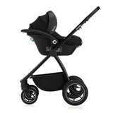 Carucior 3 in 1, Lionelo, Meril, Cu landou de dimensiune XL, Reversibil, Cu scoica auto testata ADAC, Cu accesorii, Pana la 22 kg, Conform cu EN1888-1 EN1888-2, EN1466, Bej