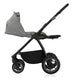 Carucior 3 in 1, Lionelo, Meril, Cu landou de dimensiune XL, Reversibil, Cu scoica auto testata ADAC, Cu accesorii, Pana la 22 kg, Conform cu EN1888-1 EN1888-2, EN1466, Gri