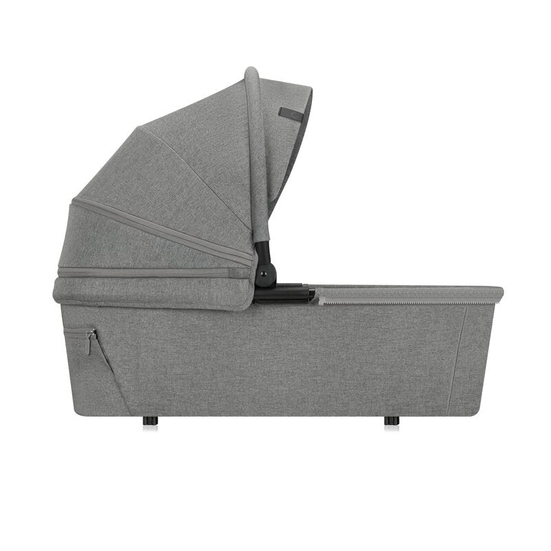 Carucior 3 in 1, Lionelo, Meril, Cu landou de dimensiune XL, Reversibil, Cu scoica auto testata ADAC, Cu accesorii, Pana la 22 kg, Conform cu EN1888-1 EN1888-2, EN1466, Gri