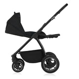 Carucior 3 in 1, Lionelo, Meril, Cu landou de dimensiune XL, Reversibil, Cu scoica auto testata ADAC, Cu accesorii, Pana la 22 kg, Conform cu EN1888-1 EN1888-2, EN1466, Negru