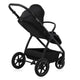 Carucior 3 in 1, Lionelo, Meril, Cu landou de dimensiune XL, Reversibil, Cu scoica auto testata ADAC, Cu accesorii, Pana la 22 kg, Conform cu EN1888-1 EN1888-2, EN1466, Negru