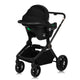 Carucior 3 in 1, Lionelo, Mika Plus, Cadru din aluminiu, Cu landou intarit si salteluta moale, Cu scoica auto testata ADAC, Reversibil, Cu sistem de ventilatie 3D, Cu accesorii, Pana la 22 kg, EN1888-1 EN1888-2 EN1466 ECE R129, Maro
