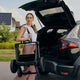 Carucior 3 in 1, Lionelo, Mika Plus, Cadru din aluminiu, Cu landou intarit si salteluta moale, Cu scoica auto testata ADAC, Reversibil, Cu sistem de ventilatie 3D, Cu accesorii, Pana la 22 kg, EN1888-1 EN1888-2 EN1466 ECE R129, Maro