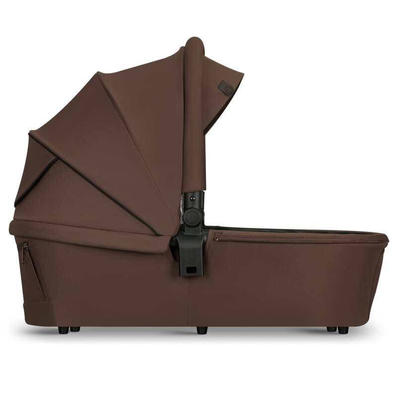 Carucior 3 in 1, Lionelo, Mika Plus, Cadru din aluminiu, Cu landou intarit si salteluta moale, Cu scoica auto testata ADAC, Reversibil, Cu sistem de ventilatie 3D, Cu accesorii, Pana la 22 kg, EN1888-1 EN1888-2 EN1466 ECE R129, Mocha Mousse
