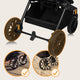 Carucior 3 in 1, Lionelo, Mika Plus, Cadru din aluminiu, Cu landou intarit si salteluta moale, Cu scoica auto testata ADAC, Reversibil, Cu sistem de ventilatie 3D, Cu accesorii, Pana la 22 kg, EN1888-1 EN1888-2 EN1466 ECE R129, Gri