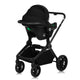 Carucior 3 in 1, Lionelo, Mika Plus, Cadru din aluminiu, Cu landou intarit si salteluta moale, Cu scoica auto testata ADAC, Reversibil, Cu sistem de ventilatie 3D, Cu accesorii, Pana la 22 kg, EN1888-1 EN1888-2 EN1466 ECE R129, Verde
