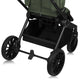 Carucior 3 in 1, Lionelo, Mika Plus, Cadru din aluminiu, Cu landou intarit si salteluta moale, Cu scoica auto testata ADAC, Reversibil, Cu sistem de ventilatie 3D, Cu accesorii, Pana la 22 kg, EN1888-1 EN1888-2 EN1466 ECE R129, Verde