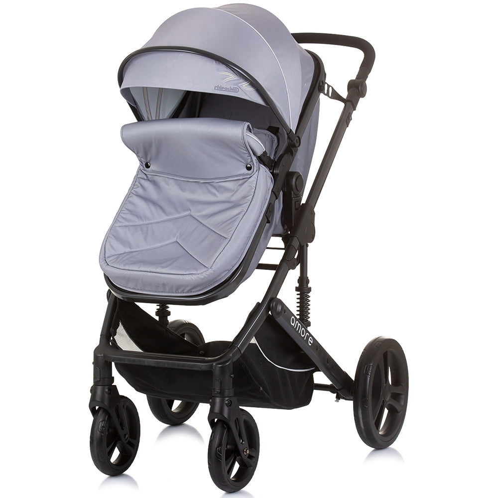 Carucior Chipolino Amore 2 in 1 ash grey - gogobaby.ro