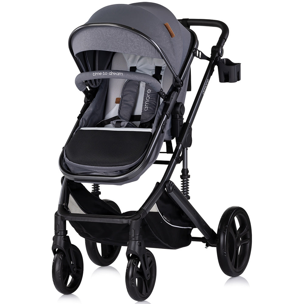 Carucior Chipolino Amore 2 in 1 cloud grey - gogobaby.ro