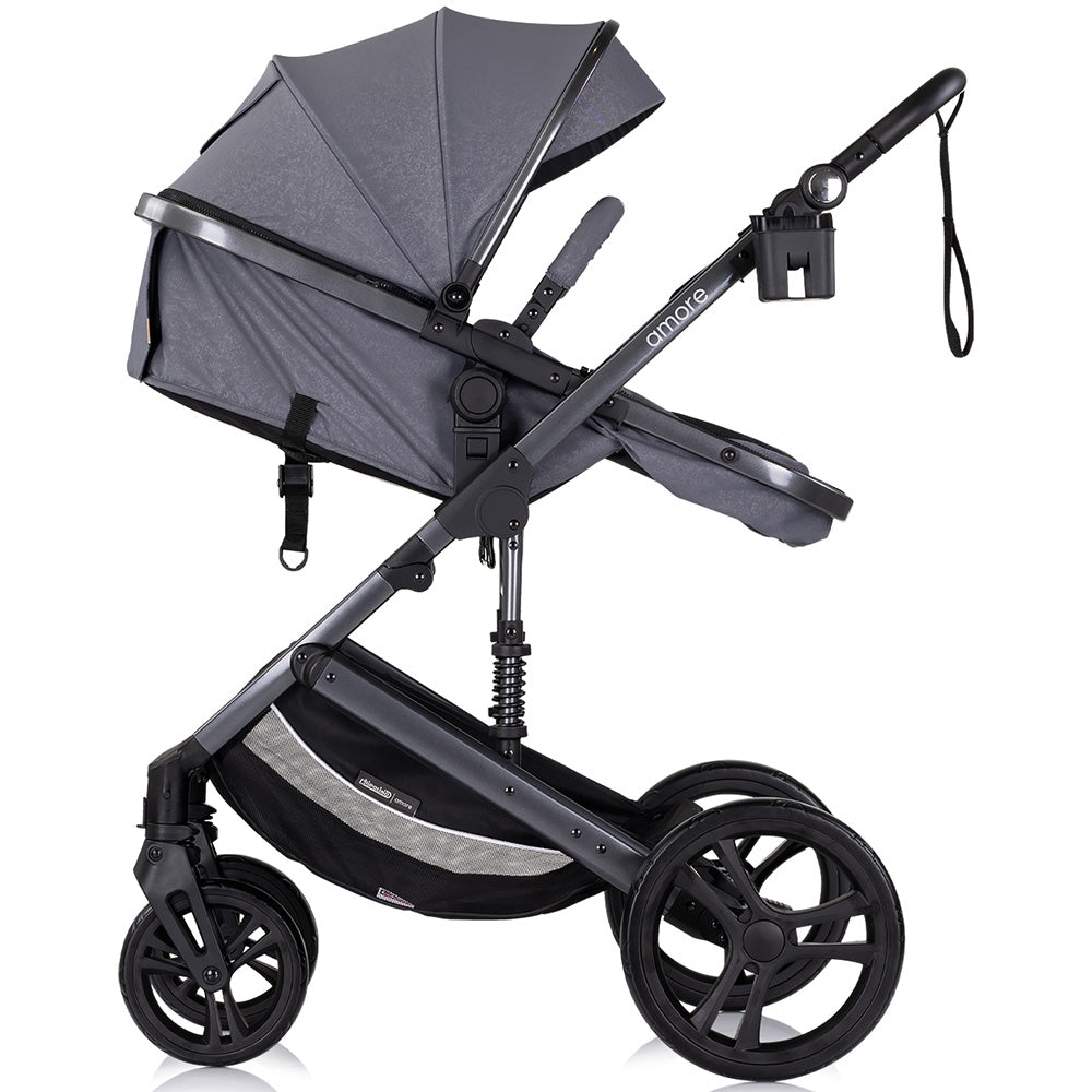 Carucior Chipolino Amore 2 in 1 cloud grey - gogobaby.ro