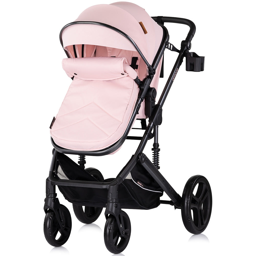 Carucior Chipolino Amore 2 in 1 pink marshmallow - gogobaby.ro
