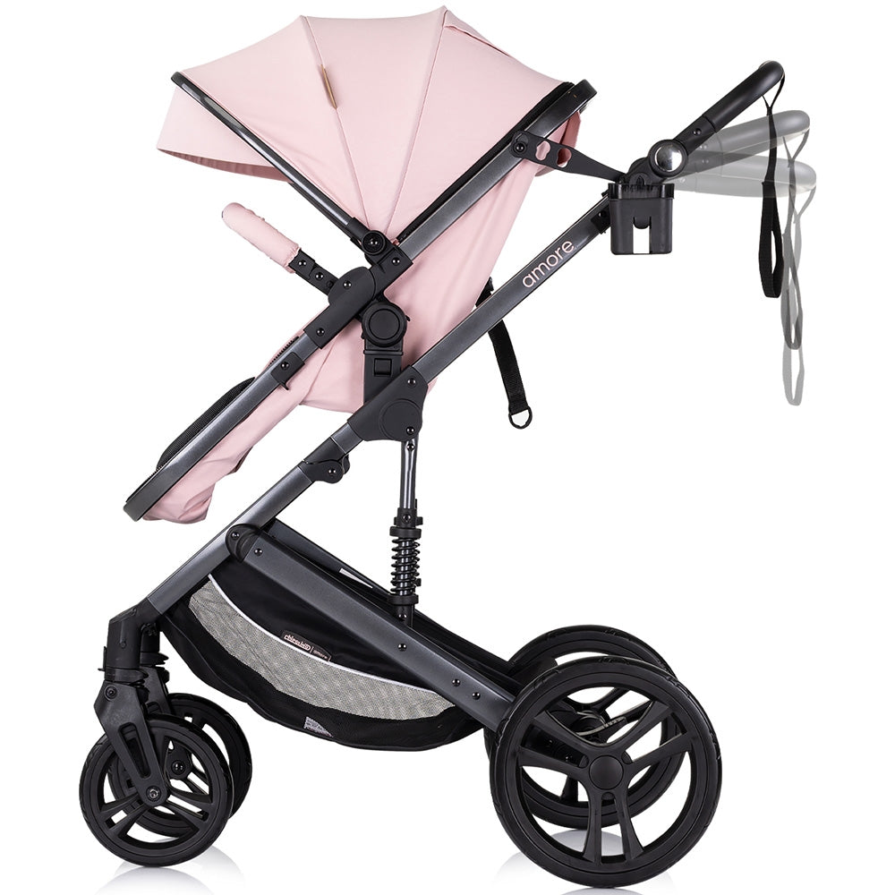 Carucior Chipolino Amore 2 in 1 pink marshmallow - gogobaby.ro