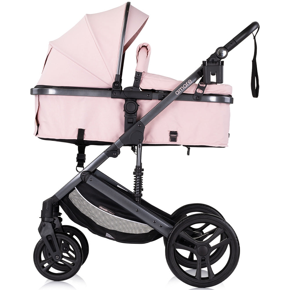 Carucior Chipolino Amore 2 in 1 pink marshmallow - gogobaby.ro