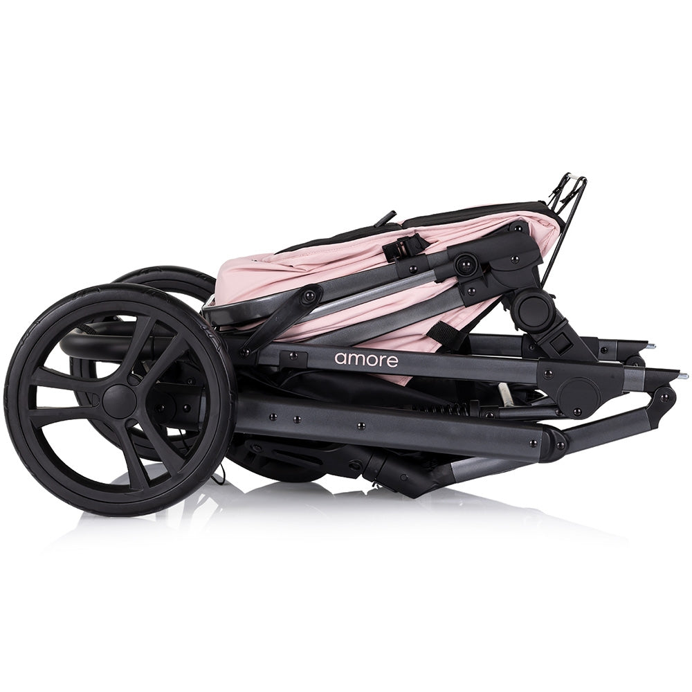 Carucior Chipolino Amore 2 in 1 pink marshmallow - gogobaby.ro