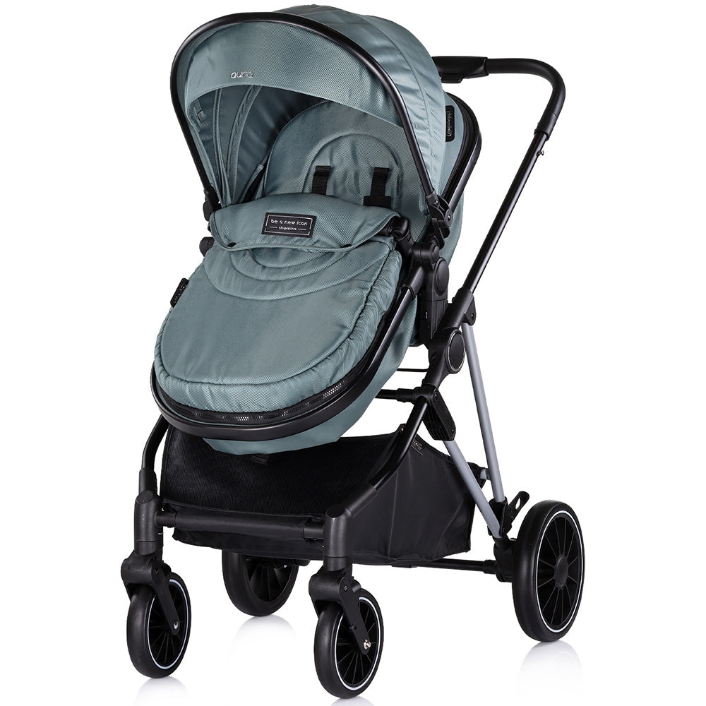 Carucior Chipolino Aura 2 in 1 basil - gogobaby.ro