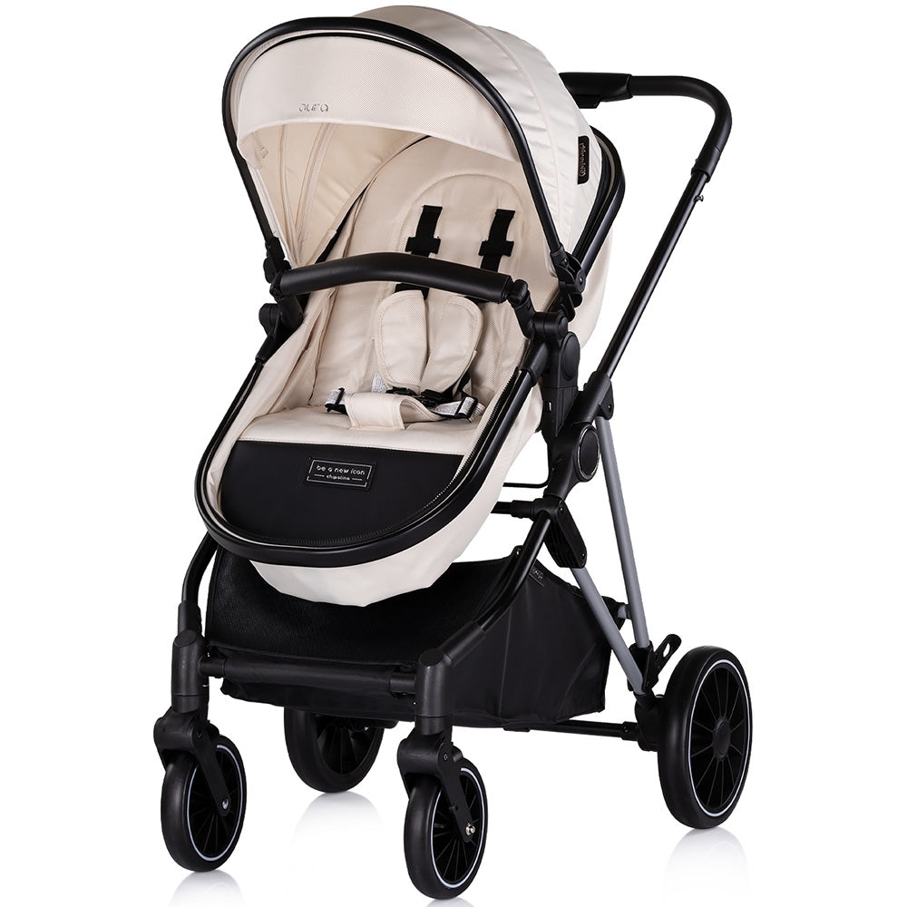 Carucior Chipolino Aura 2 in 1 biscotta - gogobaby.ro