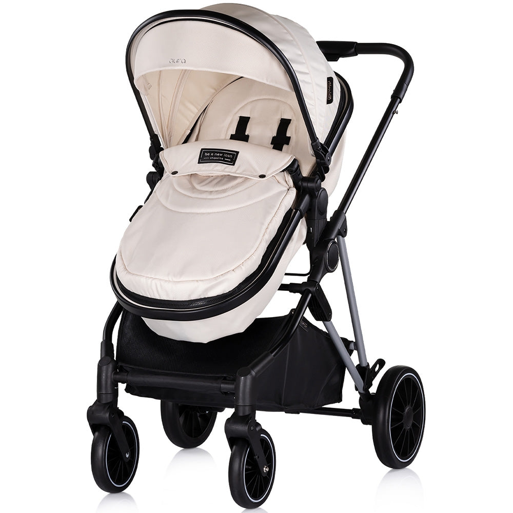 Carucior Chipolino Aura 2 in 1 biscotta - gogobaby.ro