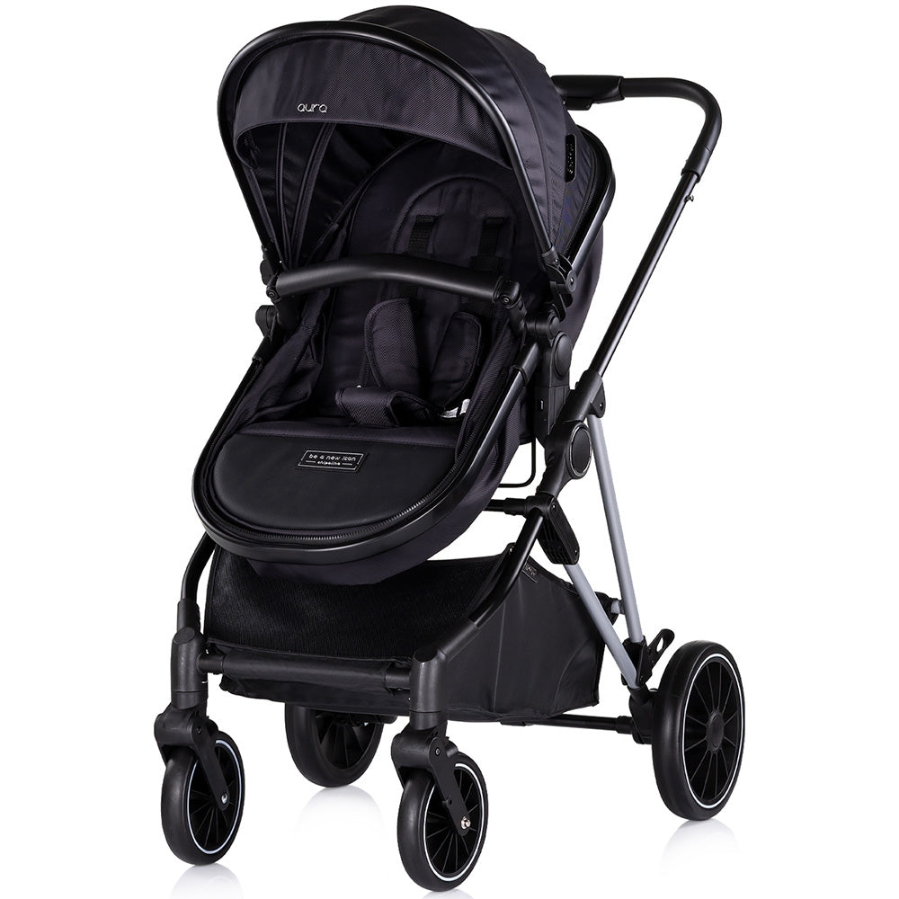 Carucior Chipolino Aura 2 in 1 blackberry - gogobaby.ro